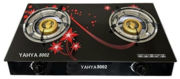 Настольная плита YAHYA 8002 черный, красный