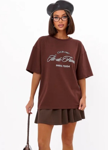 Футболка FASHION de-France коричневый