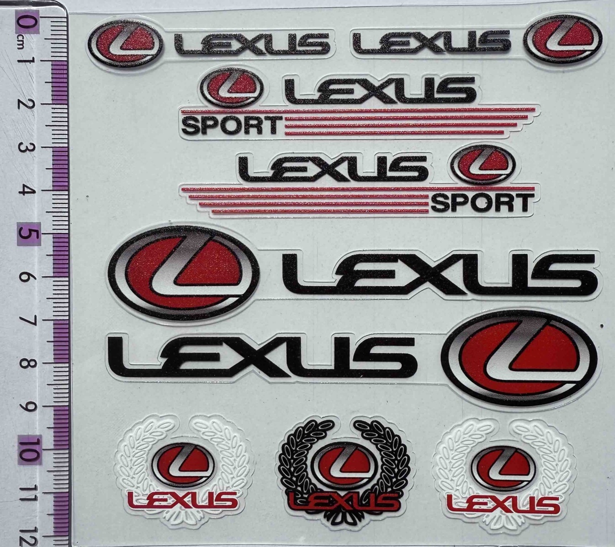 Набор наклеек Lexus