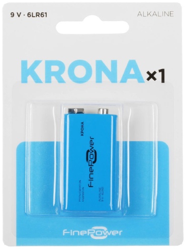 Батарейка 9V FinePower 1 шт