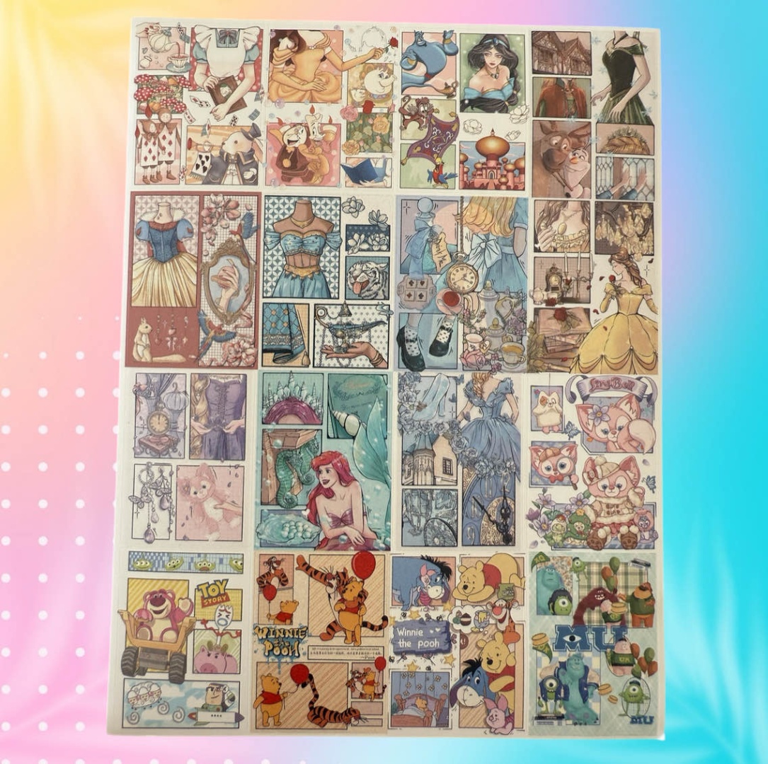 Стикеры Наклейки Мультики Disney