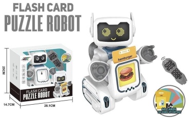 Робот Flash Card Puzzle Robot, высота 25 см