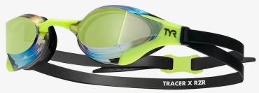 TYR Очки для плавания TYR Tracer-X RZR Racing Mirrored, LGTRXRZM унисекс зеленый