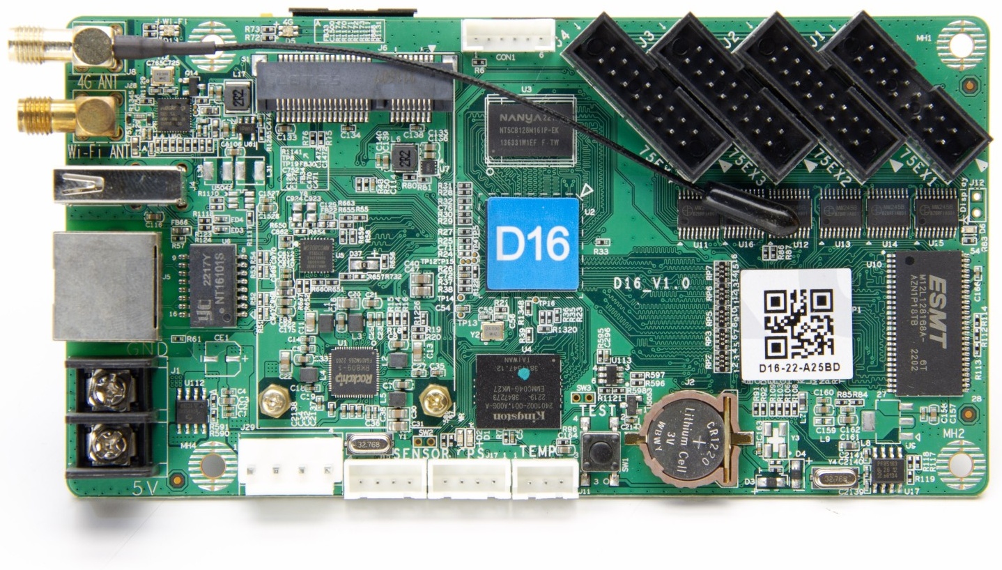 Информационное табло Huidu HD-D16 17x10 см