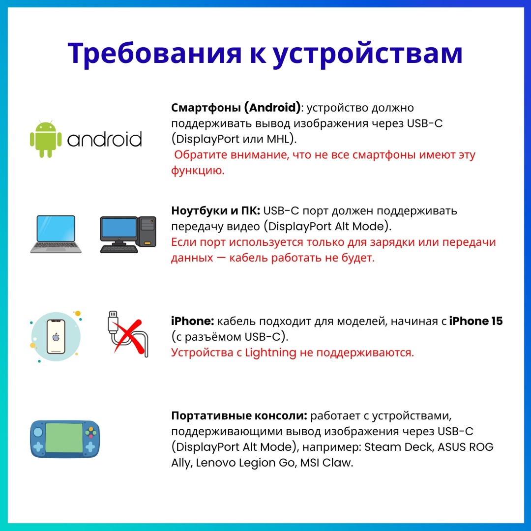 Кабель Tohom USB Type-C - HDMI 1.8 м