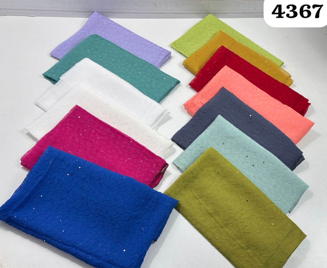 Платок UMMIVA шифон 75 x 75 см