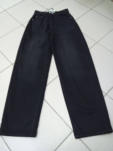 Джинсы багги Denim серый
