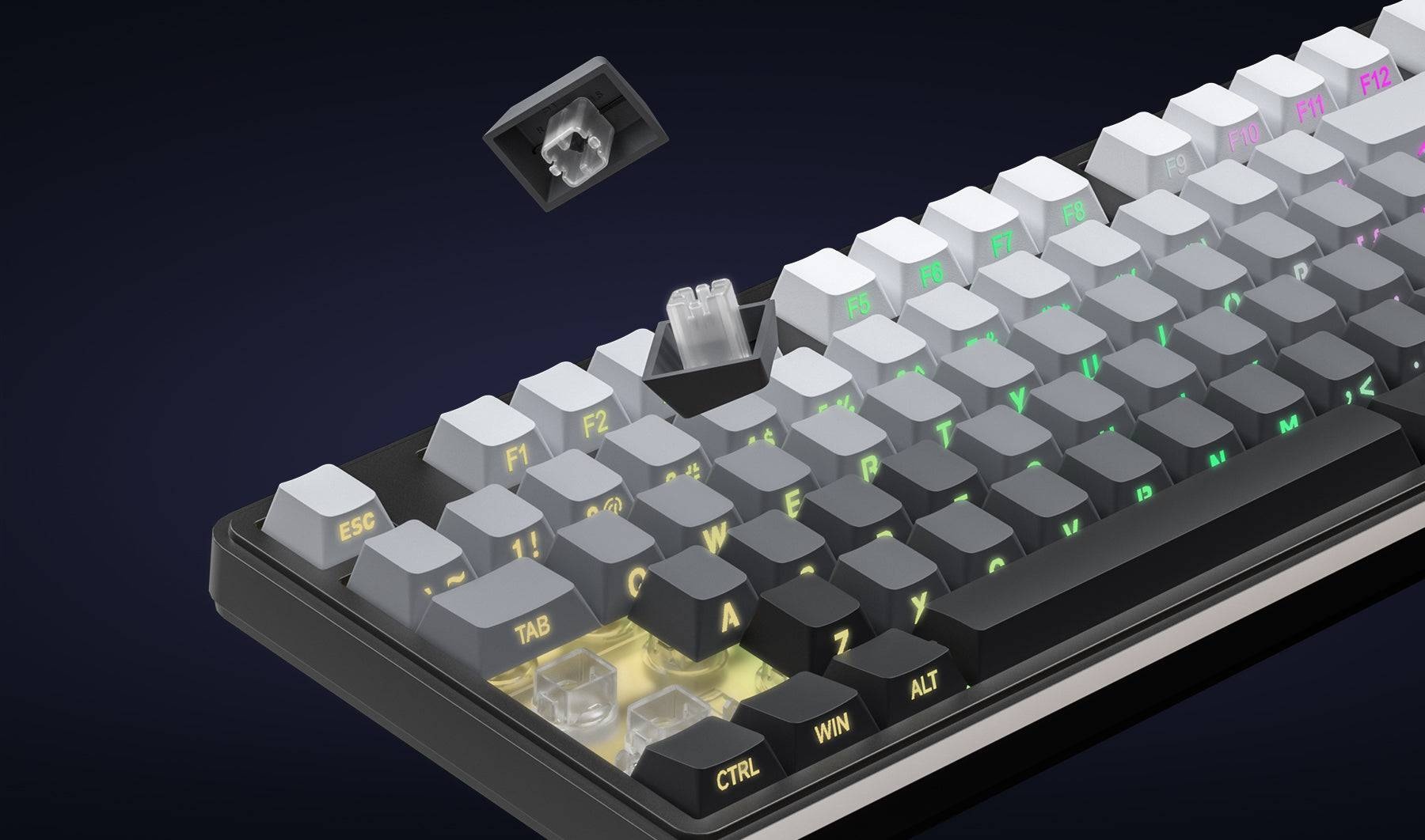 Клавиатура FURYCUBE ip98 серый