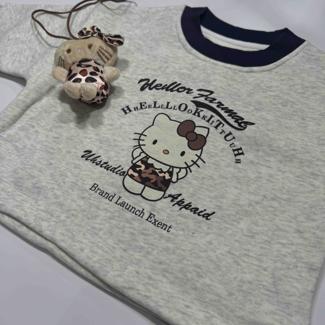 Свитшот Hello Kitty Hello kitty серый