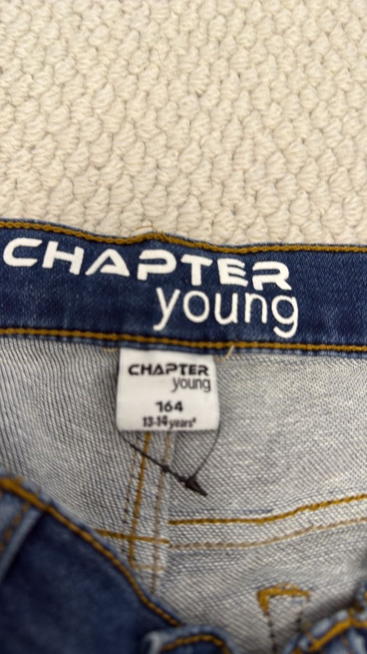 Джинсовые шорты CHAPTER YOUNG синий
