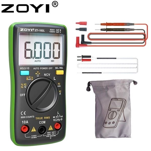ZOYI мультиметр ZT-102L, цифровой