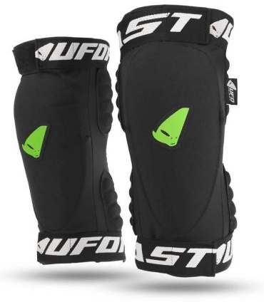 UFO Spartan Knee Guards белый, зеленый, черный L/XL