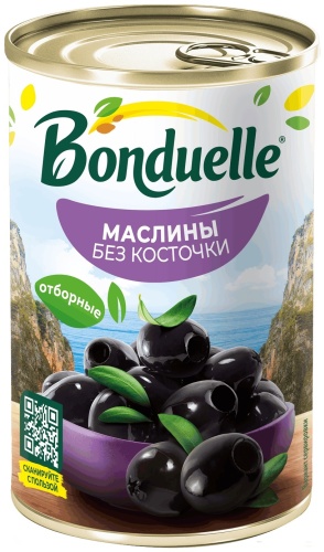 Bonduelle маслины без косточки 314 мл