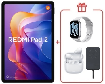 Xiaomi Redmi Pad 2 11 дюйм 4 Гб/128 Гб серый + подарок