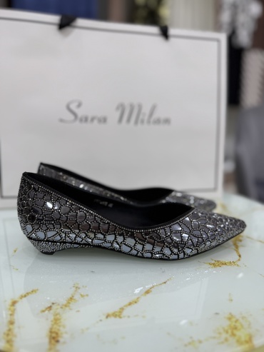Балетки Sara Milan графит