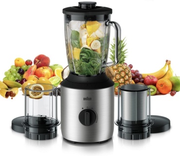 Блендер стационарный Braun JB 3273 черный, серебристый