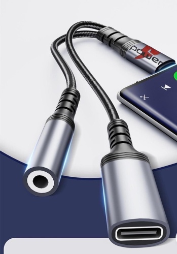 Переходник 3.5 mm jack - USB Type-C 0.05 м
