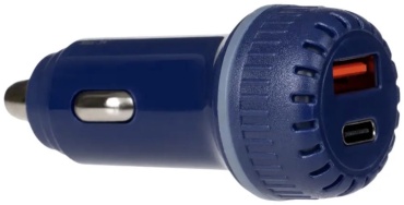 Зарядное устройство 2in1 USB Type-C, USB 320 Вт синий