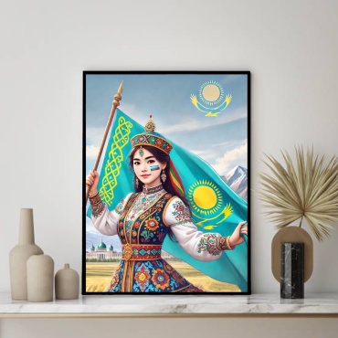 Картина Интерьерные картины Казахстана 21x30 см