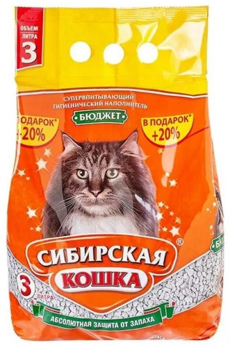 Наполнитель Сибирская Кошка 253346761 впитывающий 1 л