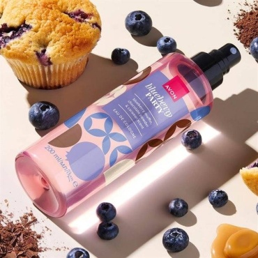Avon BLUEBERRY PARTY «Черничный маффин» парфюмированный спрей 200 мл, унисекс