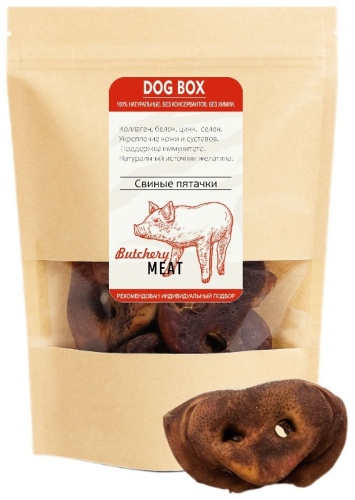 Лакомство DOG BOX Свиные пятачки 100 г