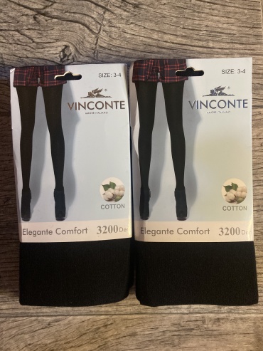 Колготки Vinconte черный