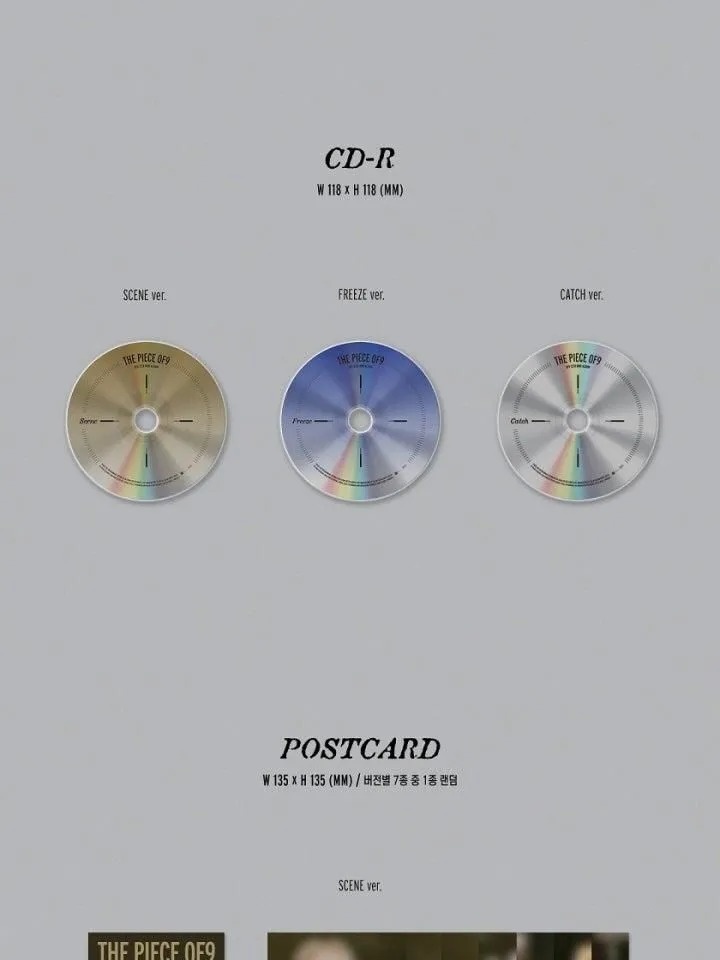 Музыкальный диск FNC Entertainment SF9 - THE PIECE OF9 12th Mini Album RANDOM Version