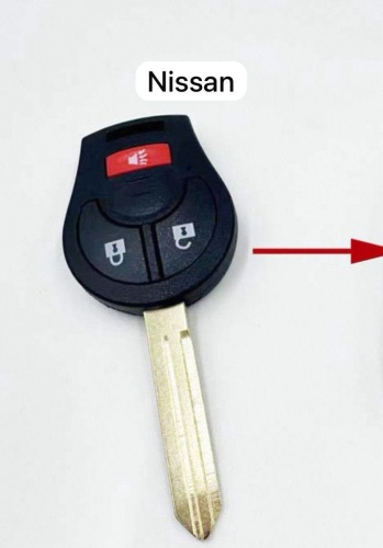 10H корпус ключа зажигания Nissan ключ зажигания Корпус