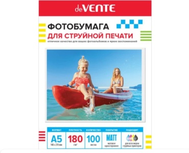 DeVENTE бумага 2042401, A5, 100 шт, матовое покрытие