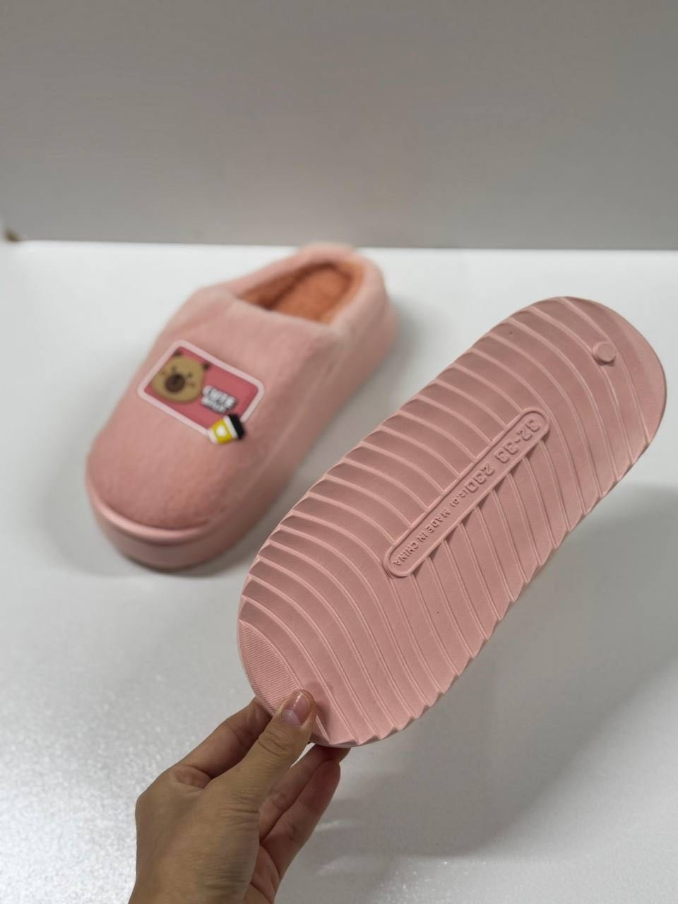 Тапочки розовый