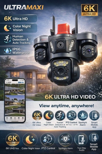 LIDERMAXI камера видеонаблюдения 3L-27 WiFi 3/1 v380pro, 3MP, расширение 1280x1024