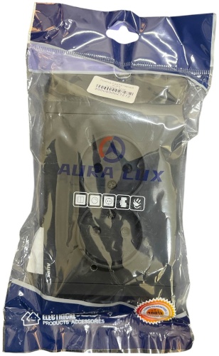 Розетка AURA aura, черный