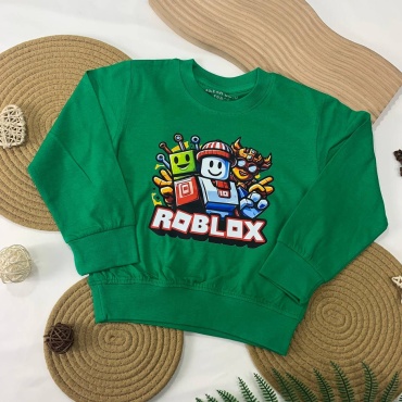 Лонгслив Roblox Ahtan baby Роблокс зеленый