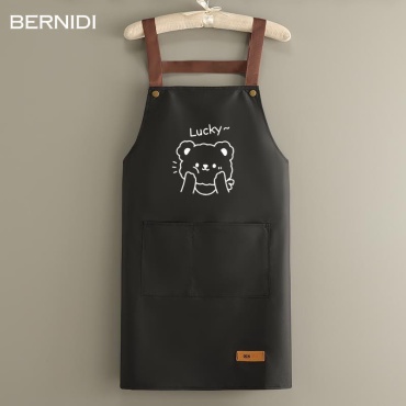 Фартук Домашний Bernidi MISHKA 90x68 см ПВХ, черный