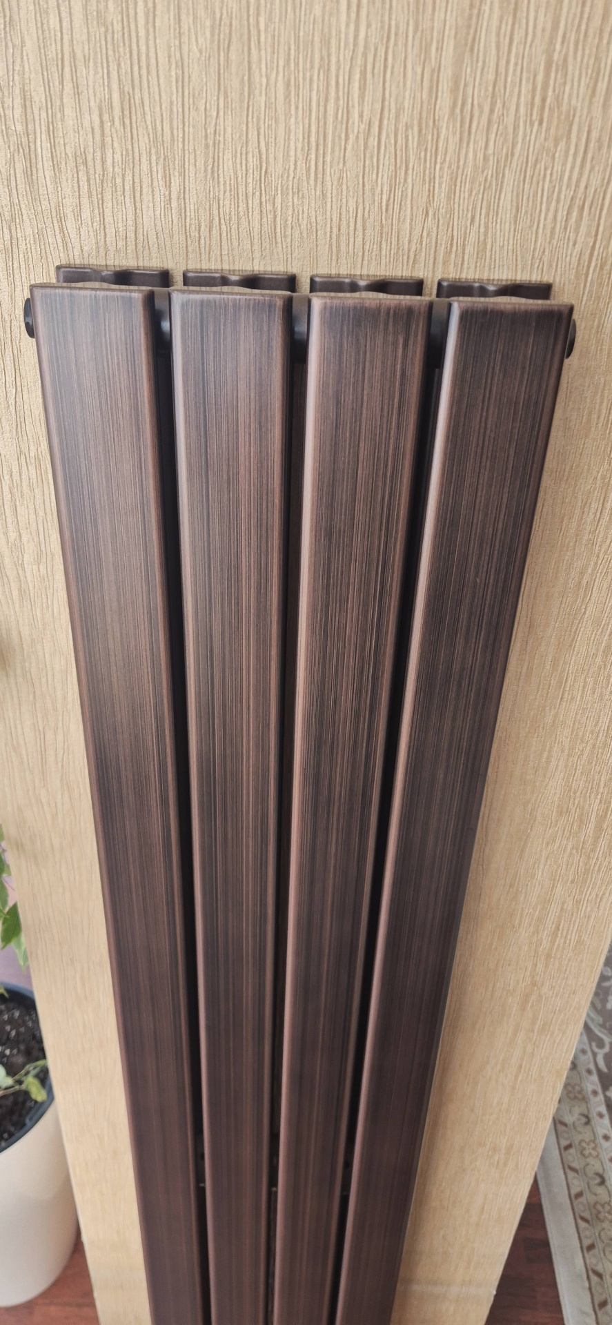 Радиатор Трубчатый FLAT DOUBLE 4 COPPER WARME DESIGN стальной 300х1800 мм