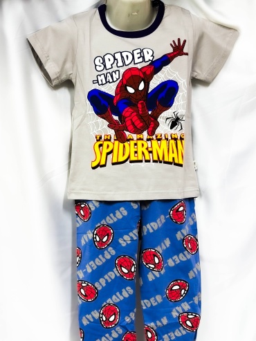 Пижама Spider-Man синий, серый
