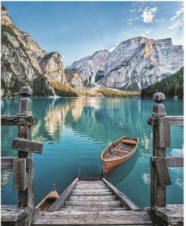 HOME Лодка у моря холст на подрамнике 50x40 см