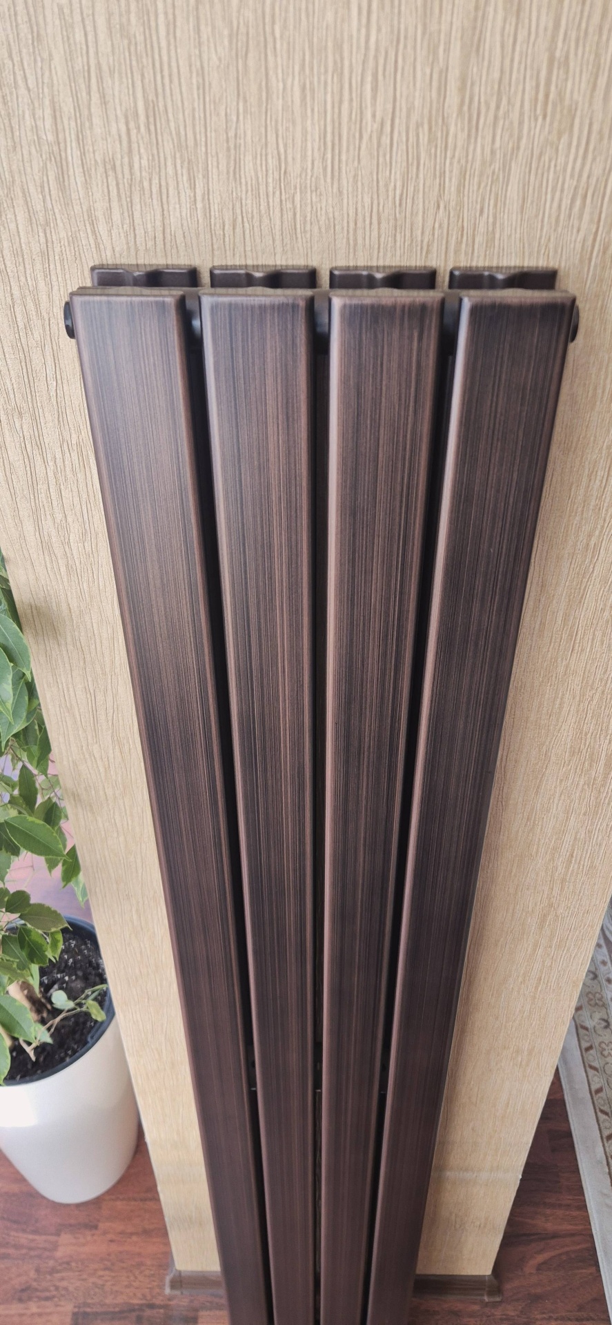Радиатор Трубчатый FLAT DOUBLE 4 COPPER WARME DESIGN стальной 300х1800 мм