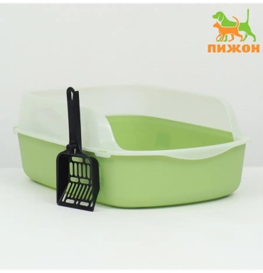 Лоток с бортиком белый