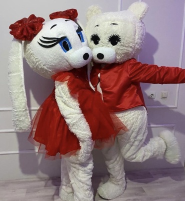 Карнавальный костюм Костюм Карнавальный костюмы мишка Тедди и зайка бежевый