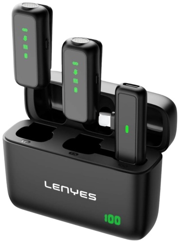 Микрофон LENYES LM201 Lightning черный