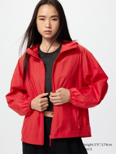 Дождевик Uniqlo красный