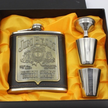 Набор Фляжка со стопками Jim Beam GiftoMania4U 5 шт