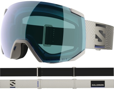 Маска горнолыжная Salomon Radium Photo L47892400 белый размер one size