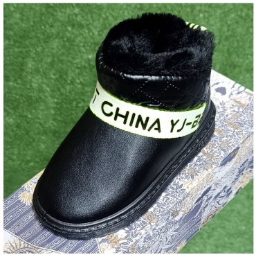 Угги FASHION зеленый, черный