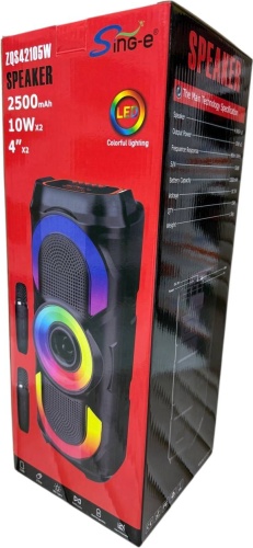 Портативная колонка SinG-e ZQS 42105W черный
