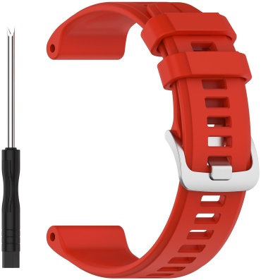Ремешок BOGEMA для Garmin Forerunner 965, Forerunner 955, Forerunner 945, Forerunner 970 красный