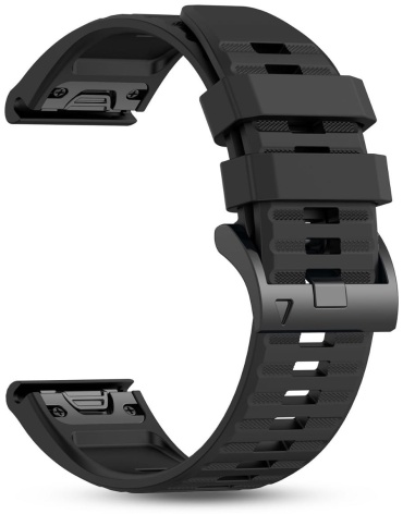 Ремешок для Garmin Fenix 8, Fenix 5, Fenix 6, Fenix 7 черный