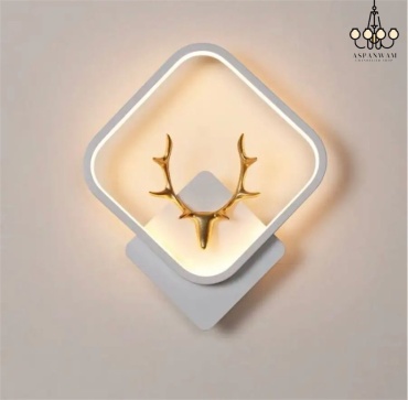 Бра настенный, накладной Aspanwam LED, золотистый, белый